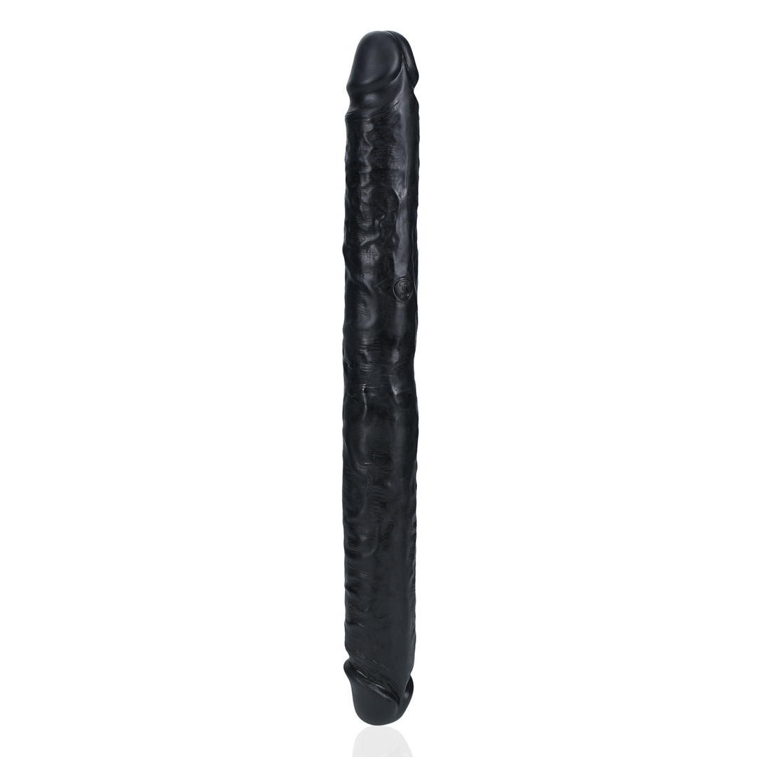 Slim Double Ended Dong 14 / 35,6 cm - Noir