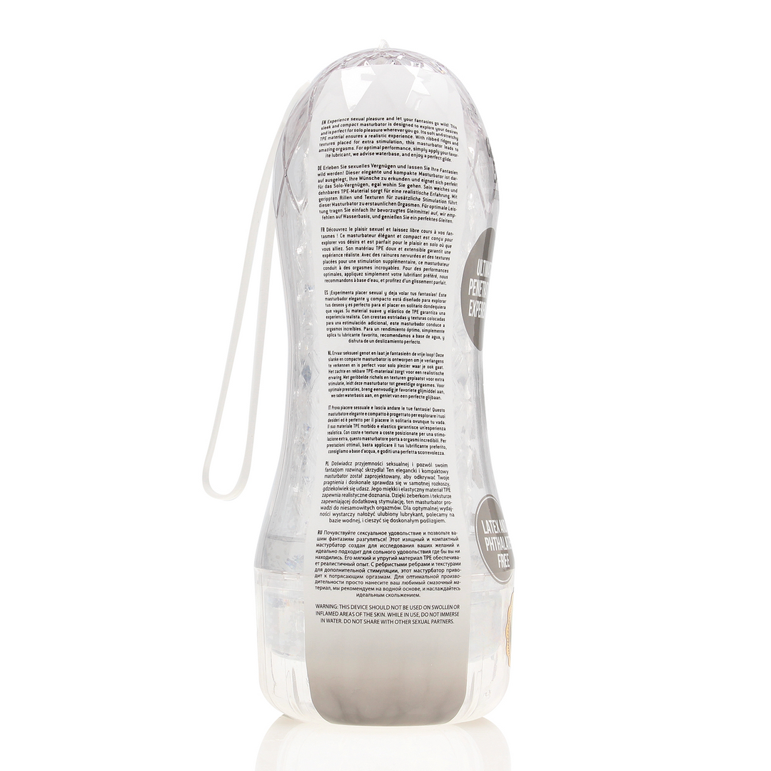 Easy Rider - Textured Masturbator - Transparent