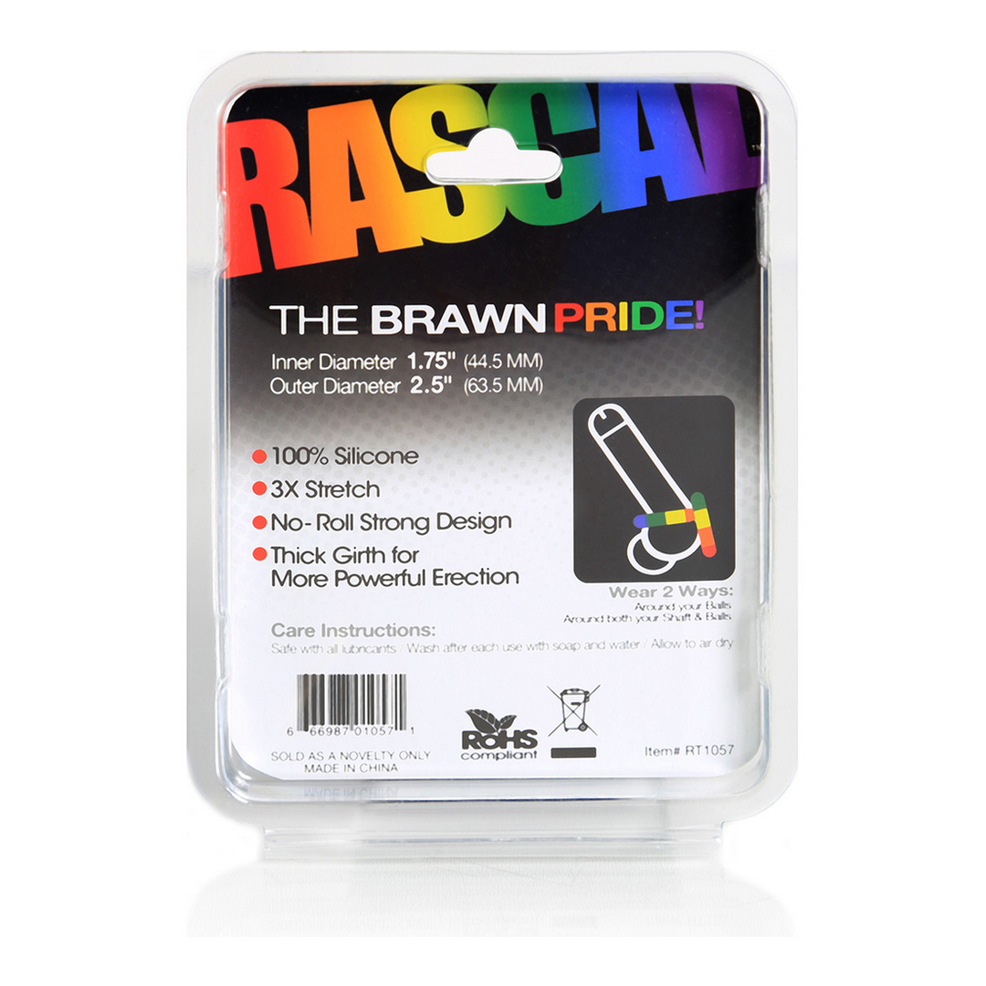 Anello fallico Brawn Pride – multicolore | Boneyard