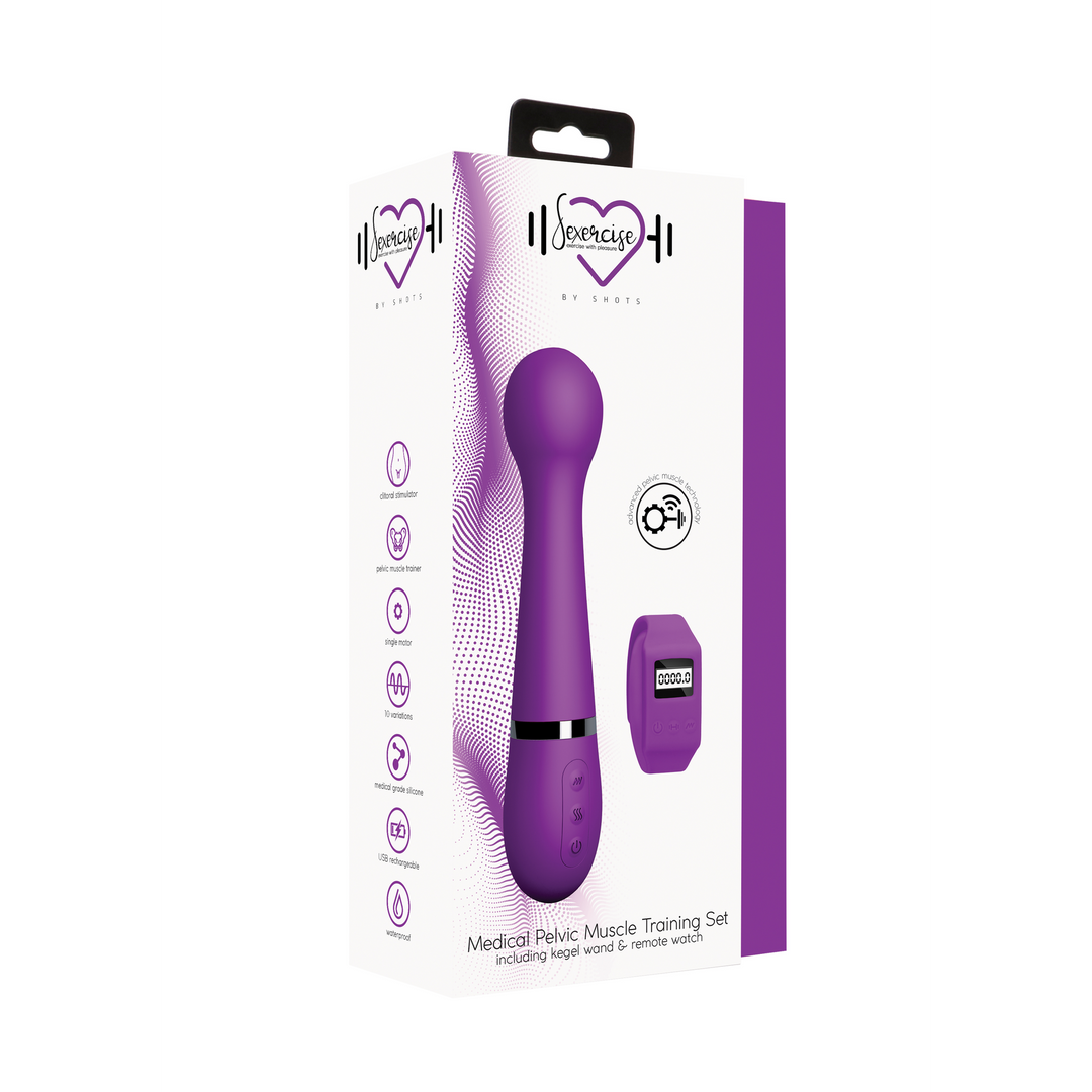 Masajeador wand 18.5 cm – con mando a distancia | Sexercise