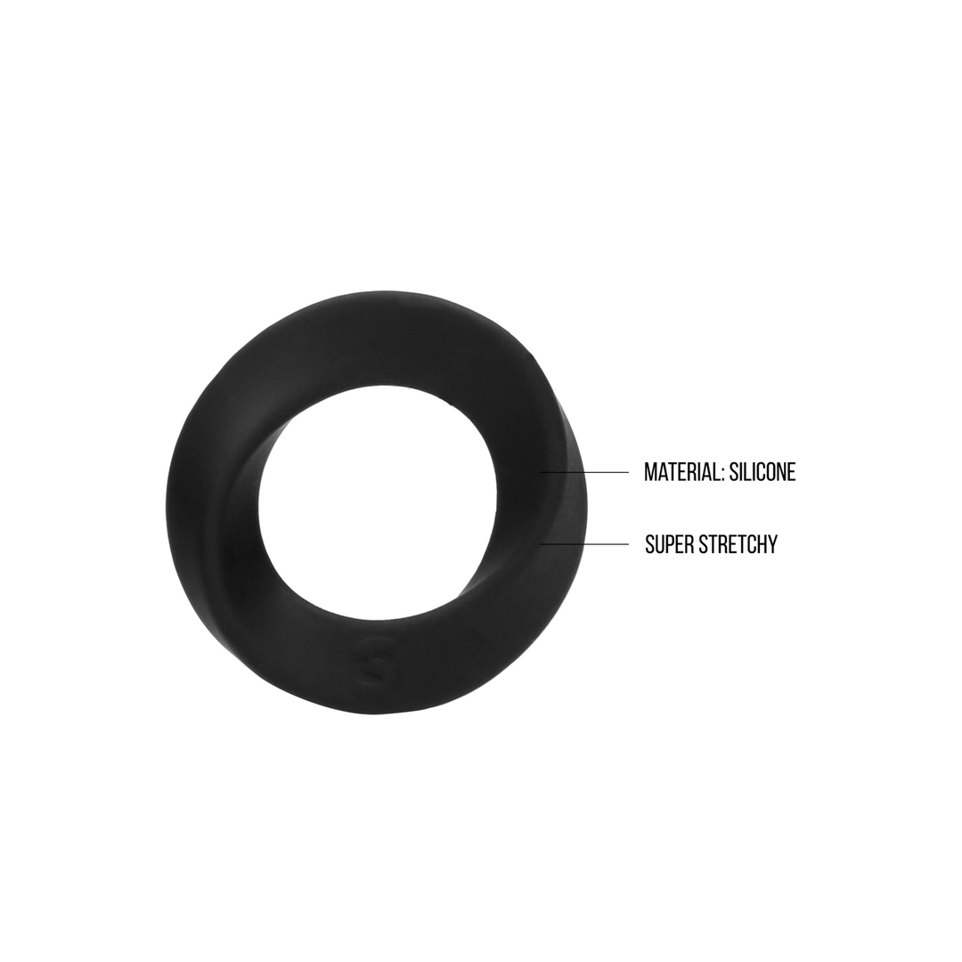 Anello fallico Endless – nero 5.5 cm | Shots Toys