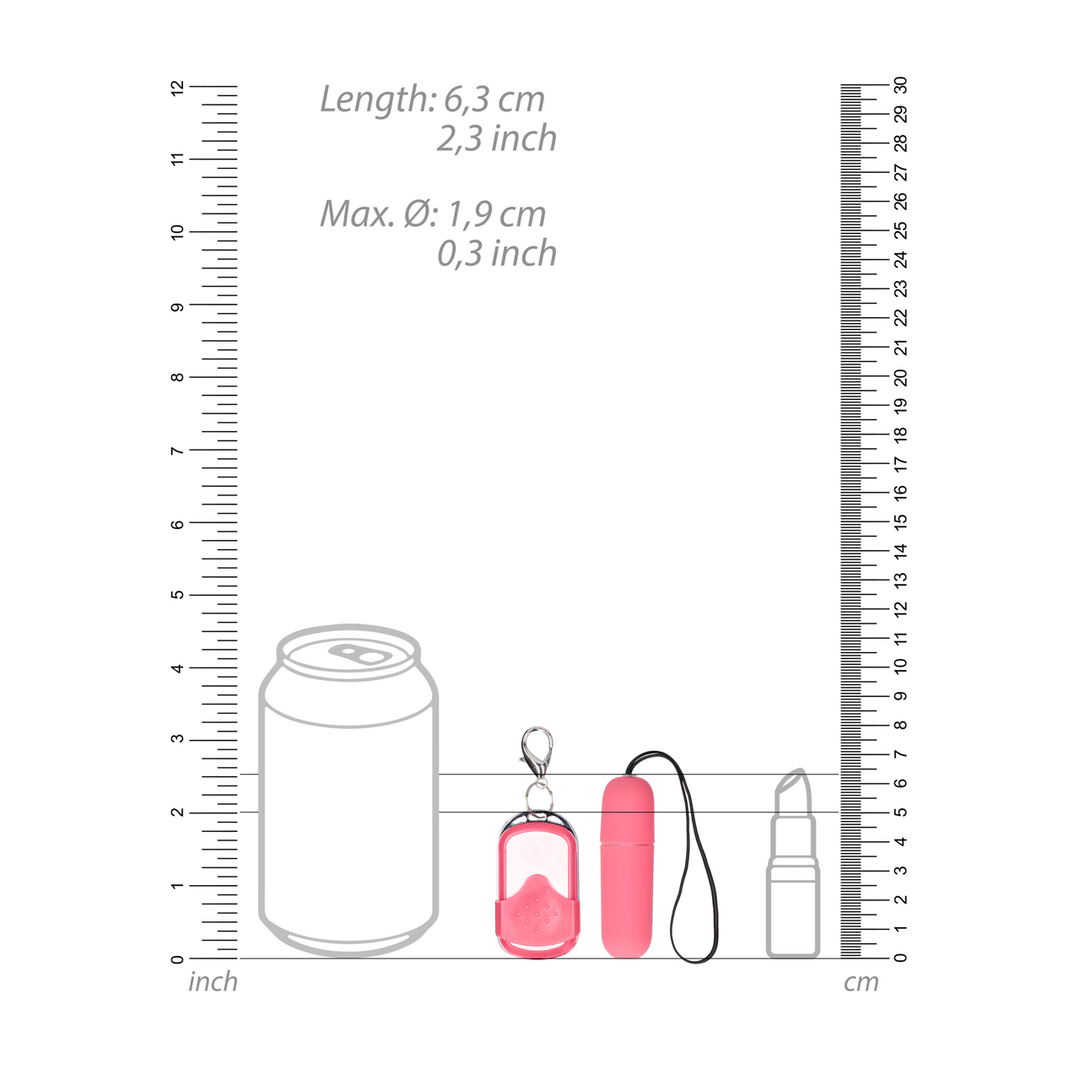 Bullet-Vibrator – mit Fernbedienung, rosa | Shots Toys