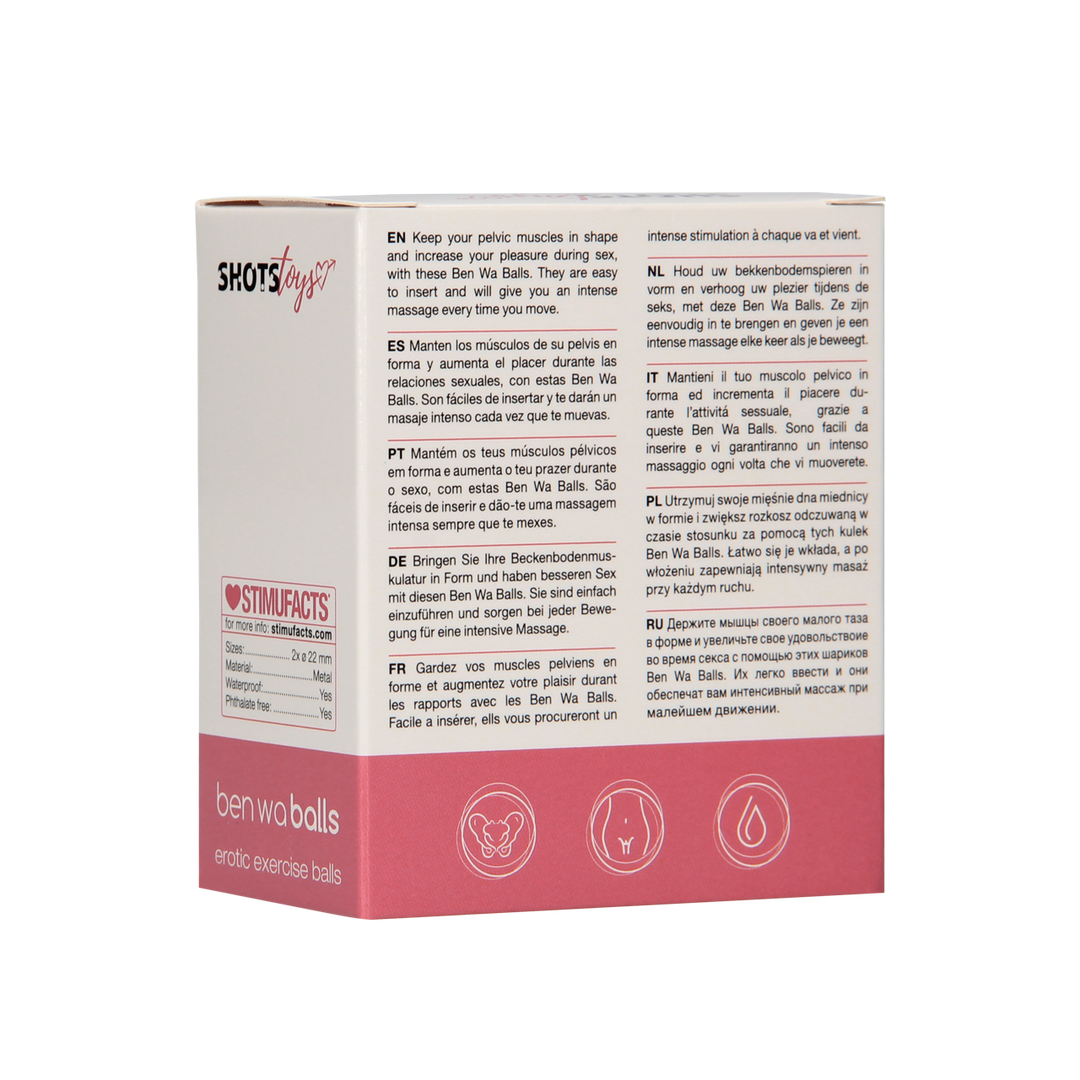 Liebeskugeln Ben Wa Weight – silber | Shots Toys