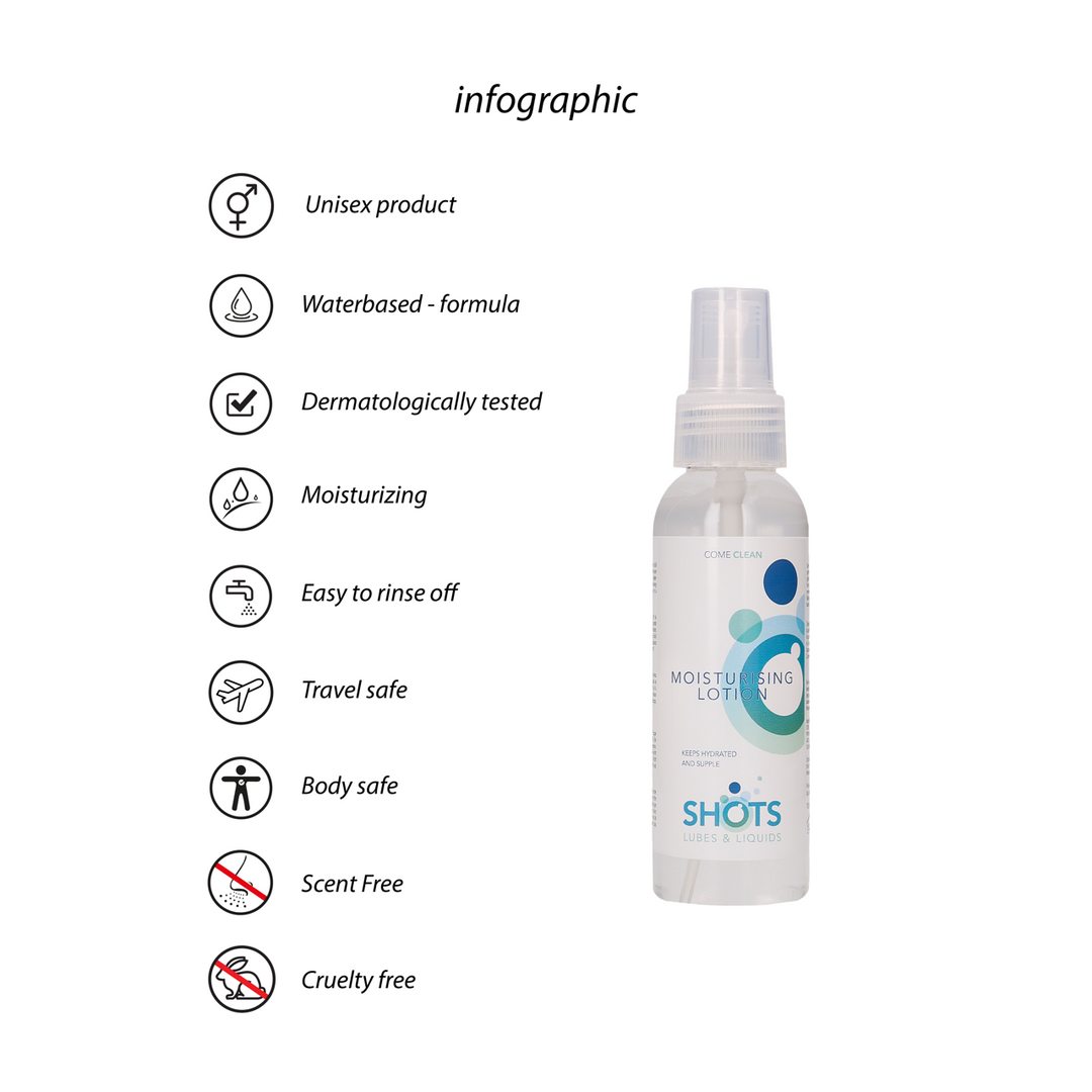 Produto de higiene íntima Moisturising Lotion 100 ml | Shots Lubes Liquids
