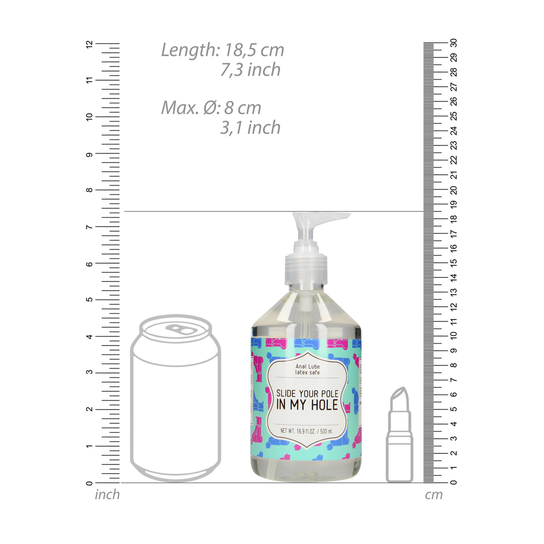 Lubrificante Slide Pole Hole 500 ml – anale | S-Line
