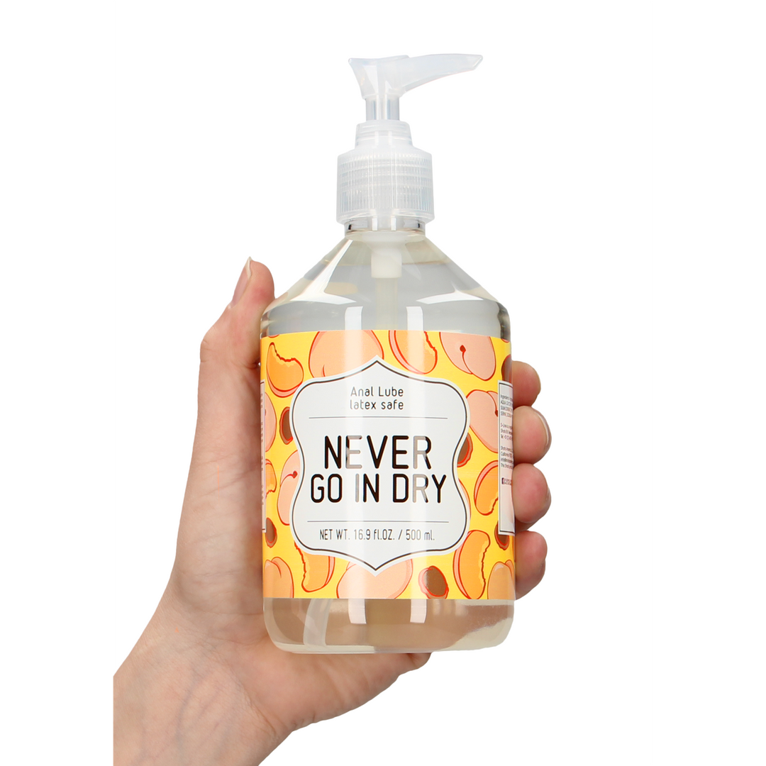 Lubrificante Never Go In Dry 500 ml – anale | S-Line