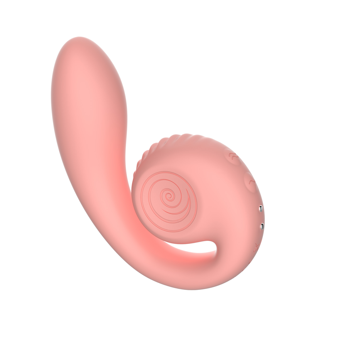 GIZI - Stimulateur double point G - Rose pêche