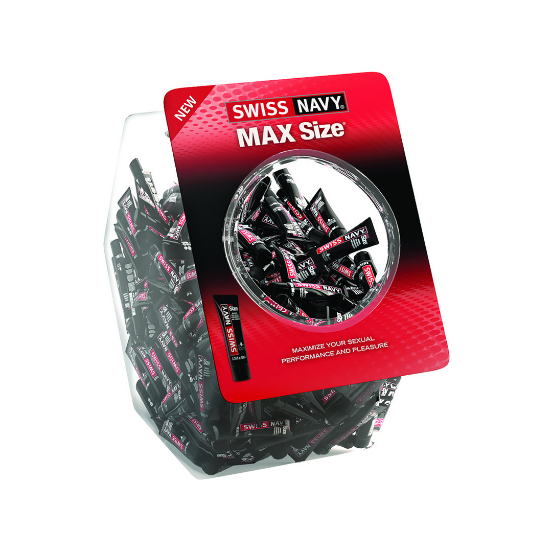 MAX Size - Crème pour l'amélioration masculine - 0,3 fl oz / 10 ml - Présentoir de 50 pièces