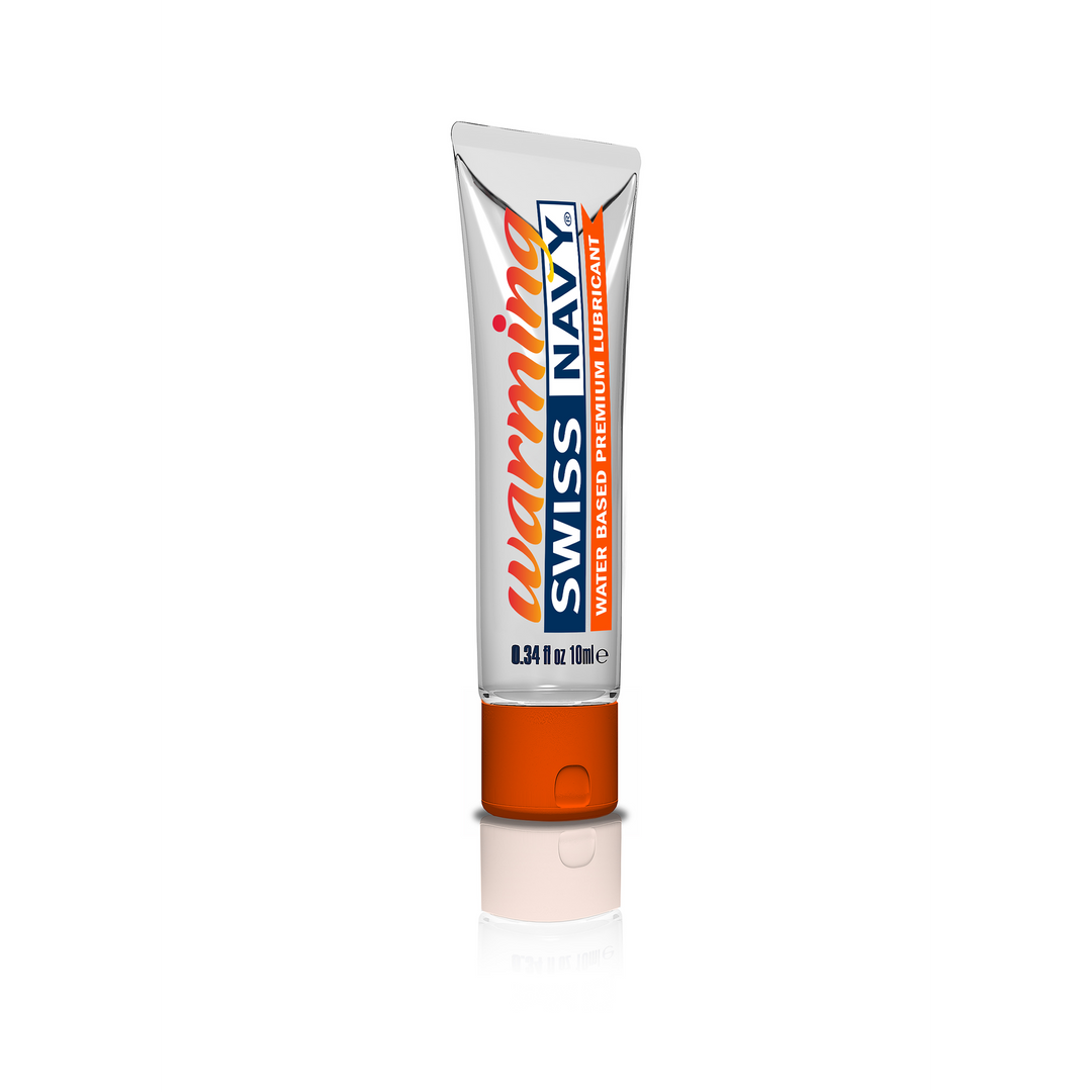 Lubrificante 10 ml – a base d'acqua, riscaldante | Swiss Navy