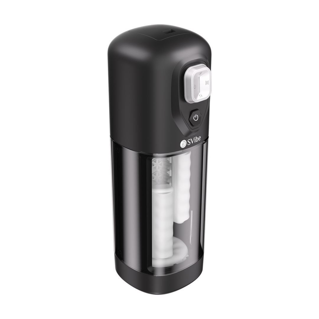 Ikon VOLT - Masturbateur Vibrant Frotteur Chauffant - Transparent