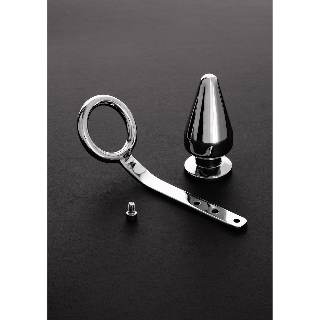 Anillo para el pene – plateado 17 cm