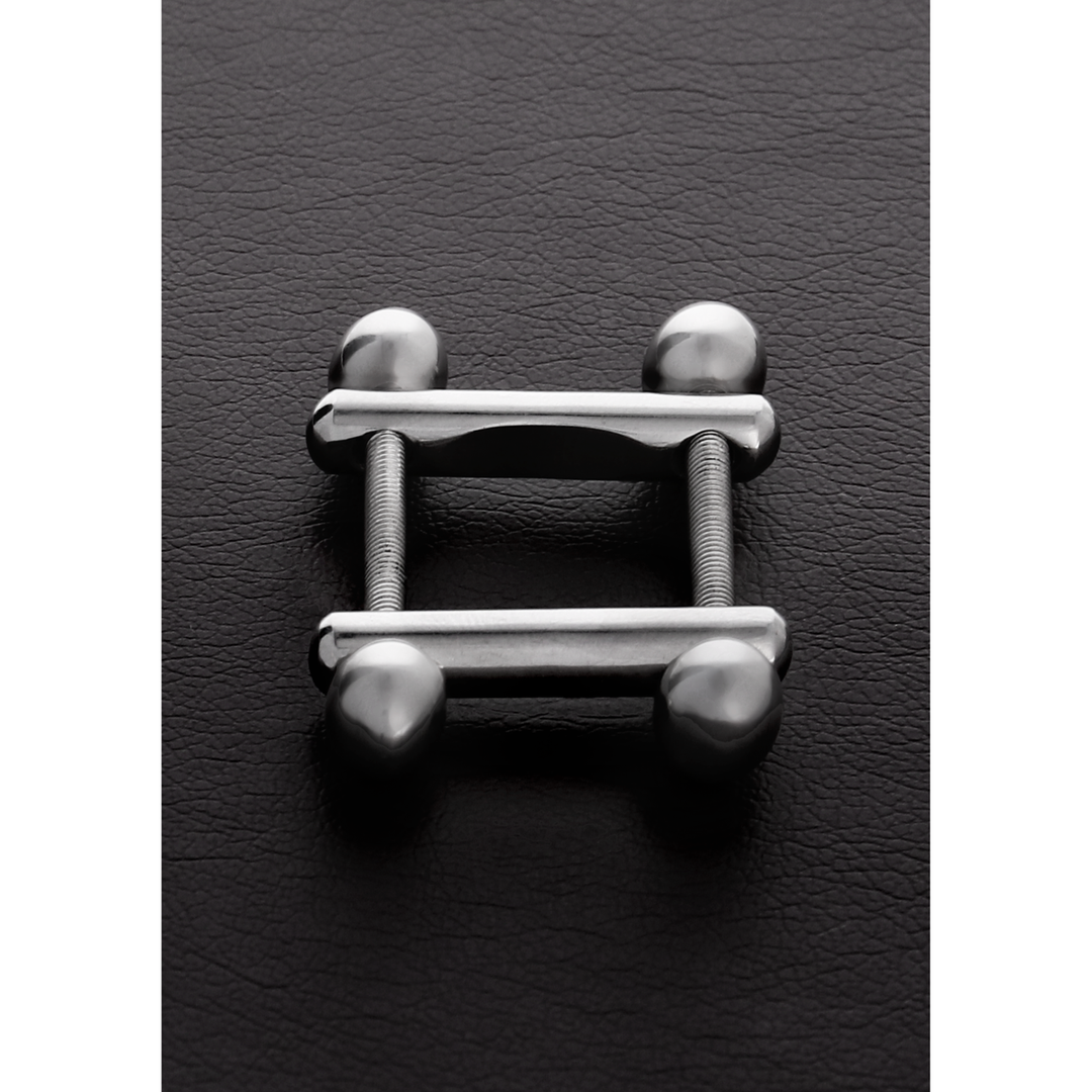 Pinças para mamilos Clamp End – prateada