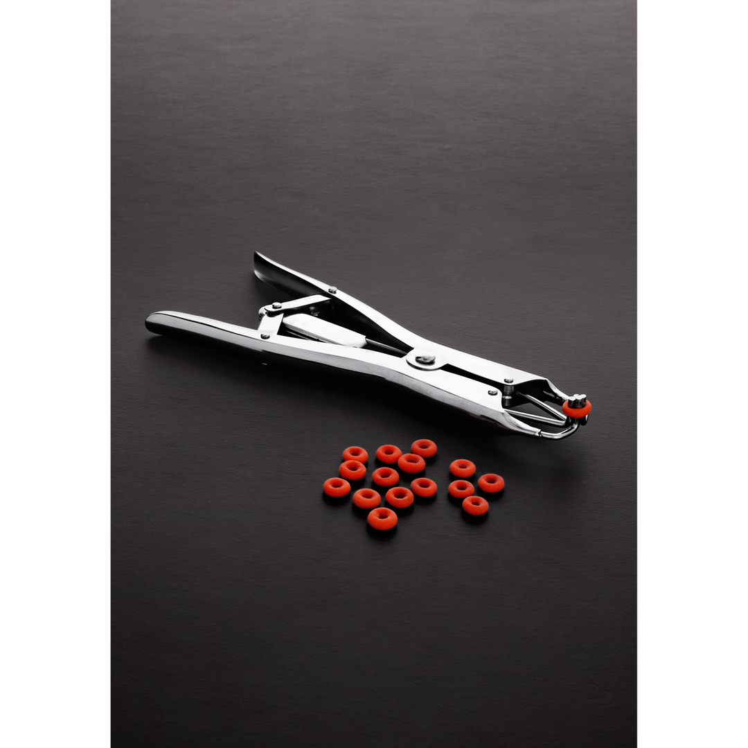 Stimolatore clitorideo Tit Torture Pliers 25 cm – argento