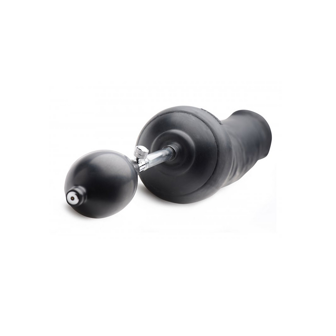 Dildo Toms 32.4 cm – gonfiabile, nero | XR Brands