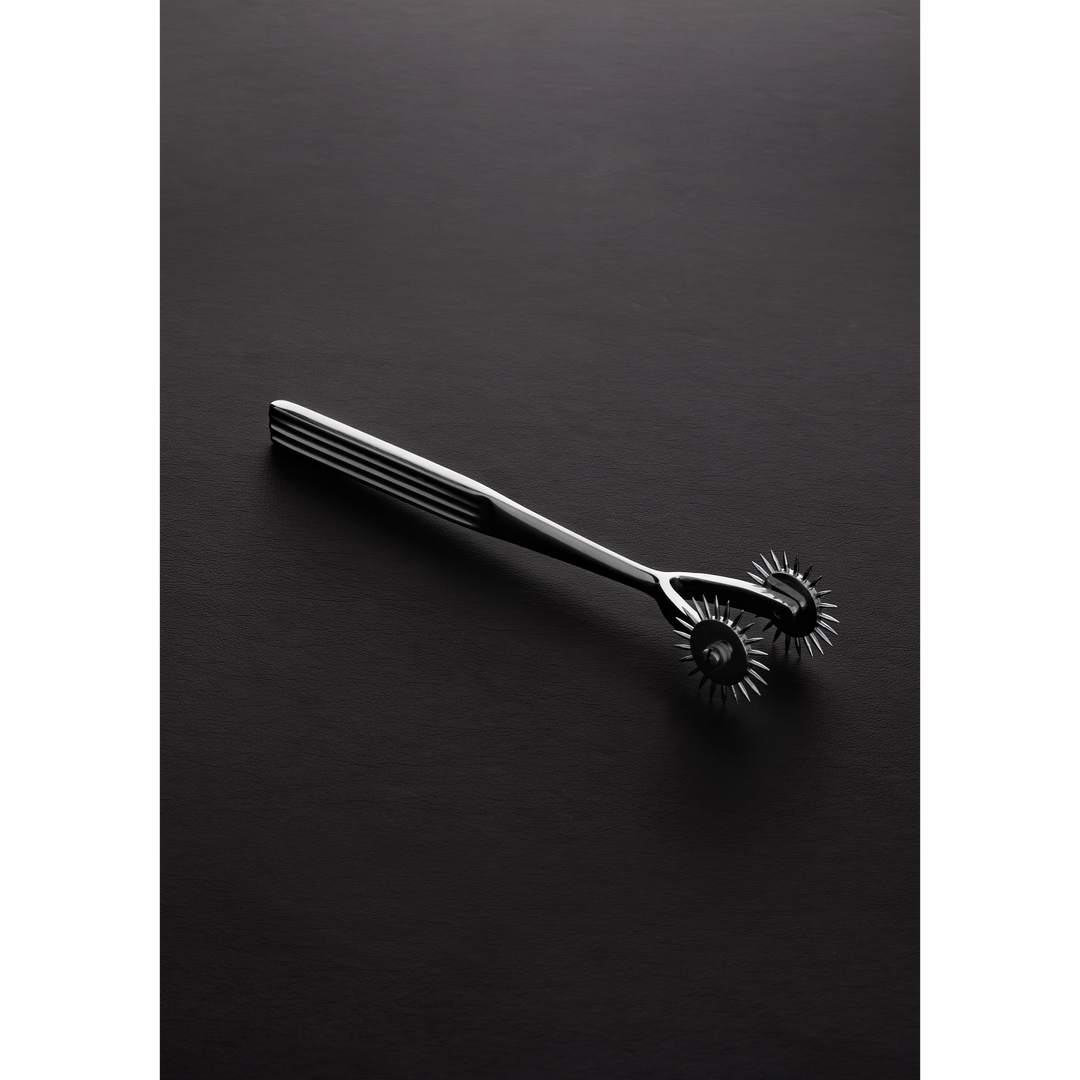 Vibratore speciale DUO Pin Wheel 17.5 cm – argento | Steel