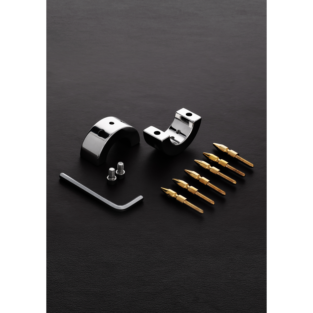 Dispositivo de castidade Stretcher with Spikes – prateado