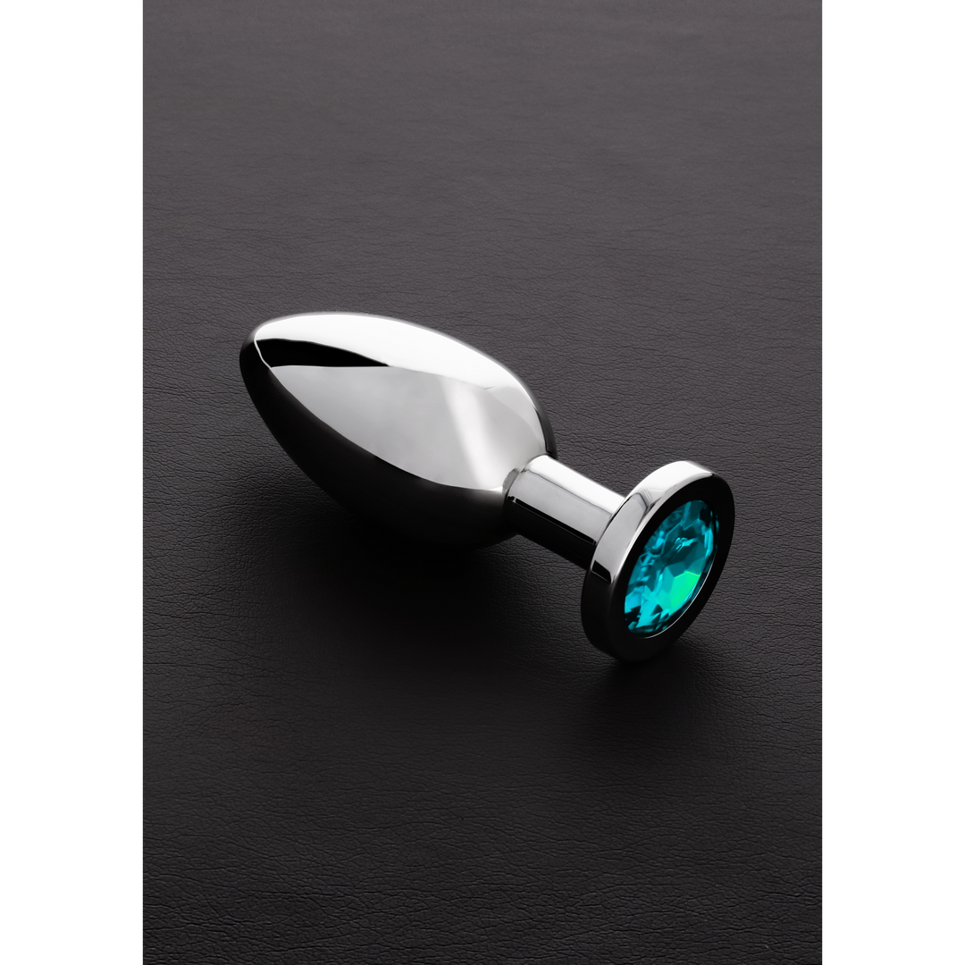 Plug anale Jewels 10.4 cm – con gioiello, argento