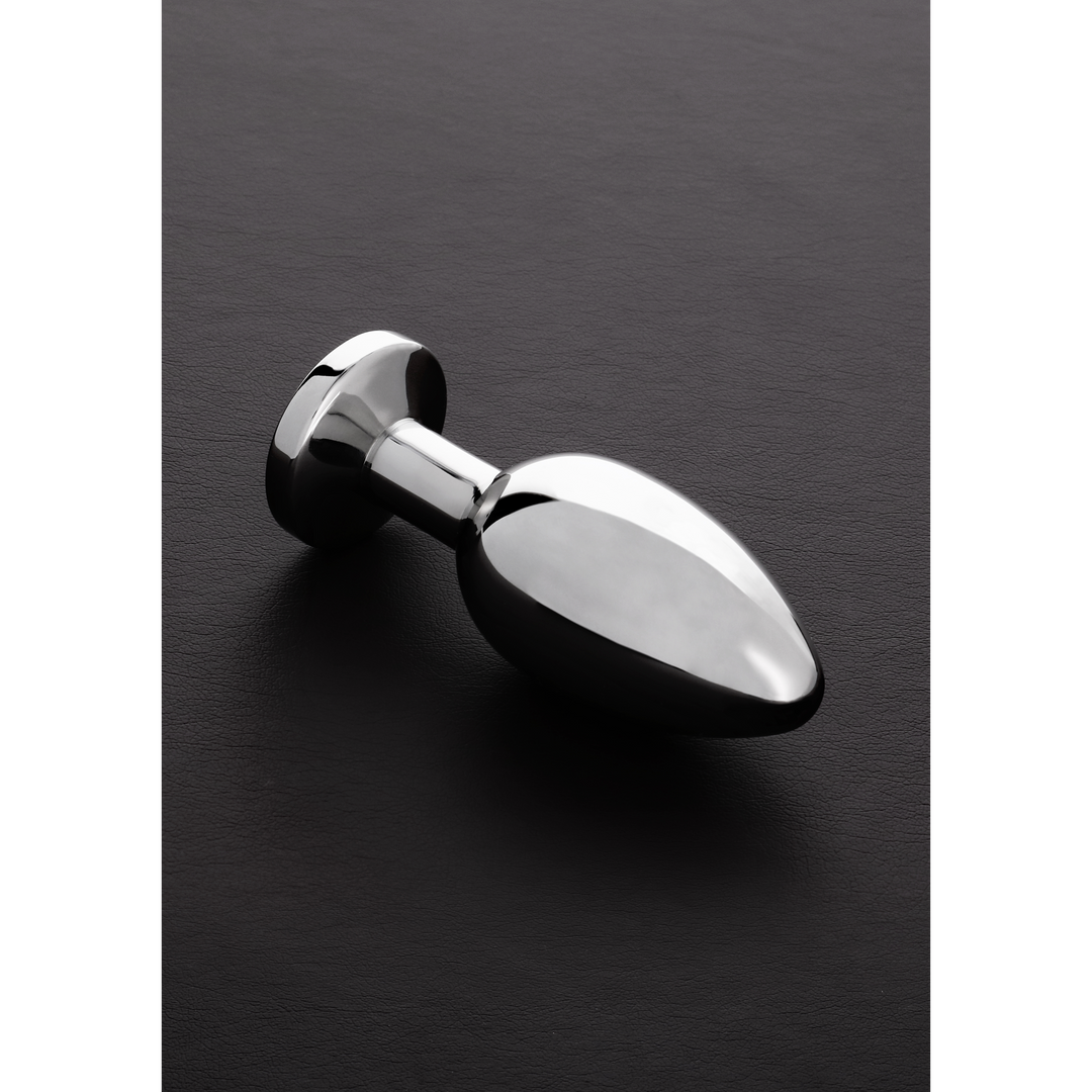 Plug anal Jewels 10.3 cm – com joia, prateado | Steel