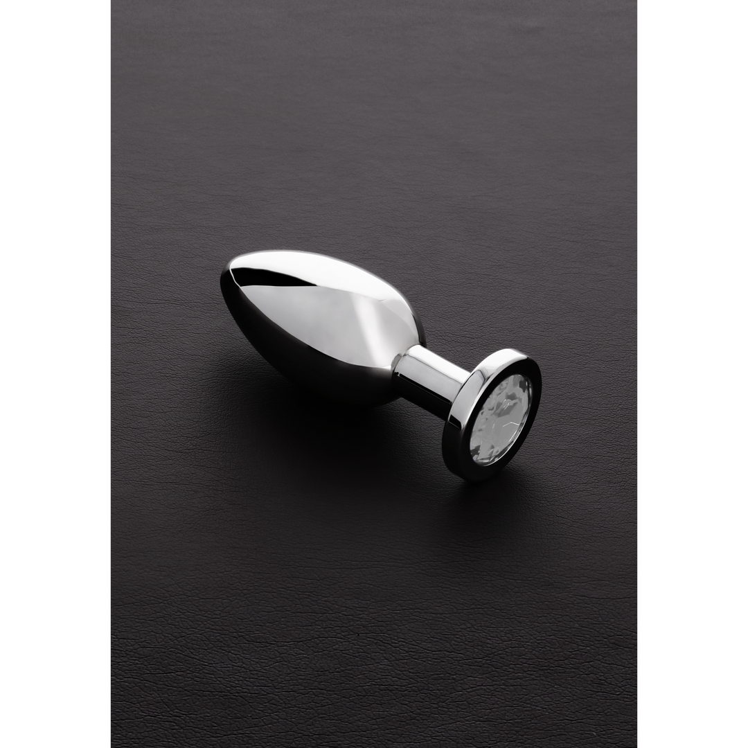 Plug anale Jewels 7.9 cm – con gioiello, argento