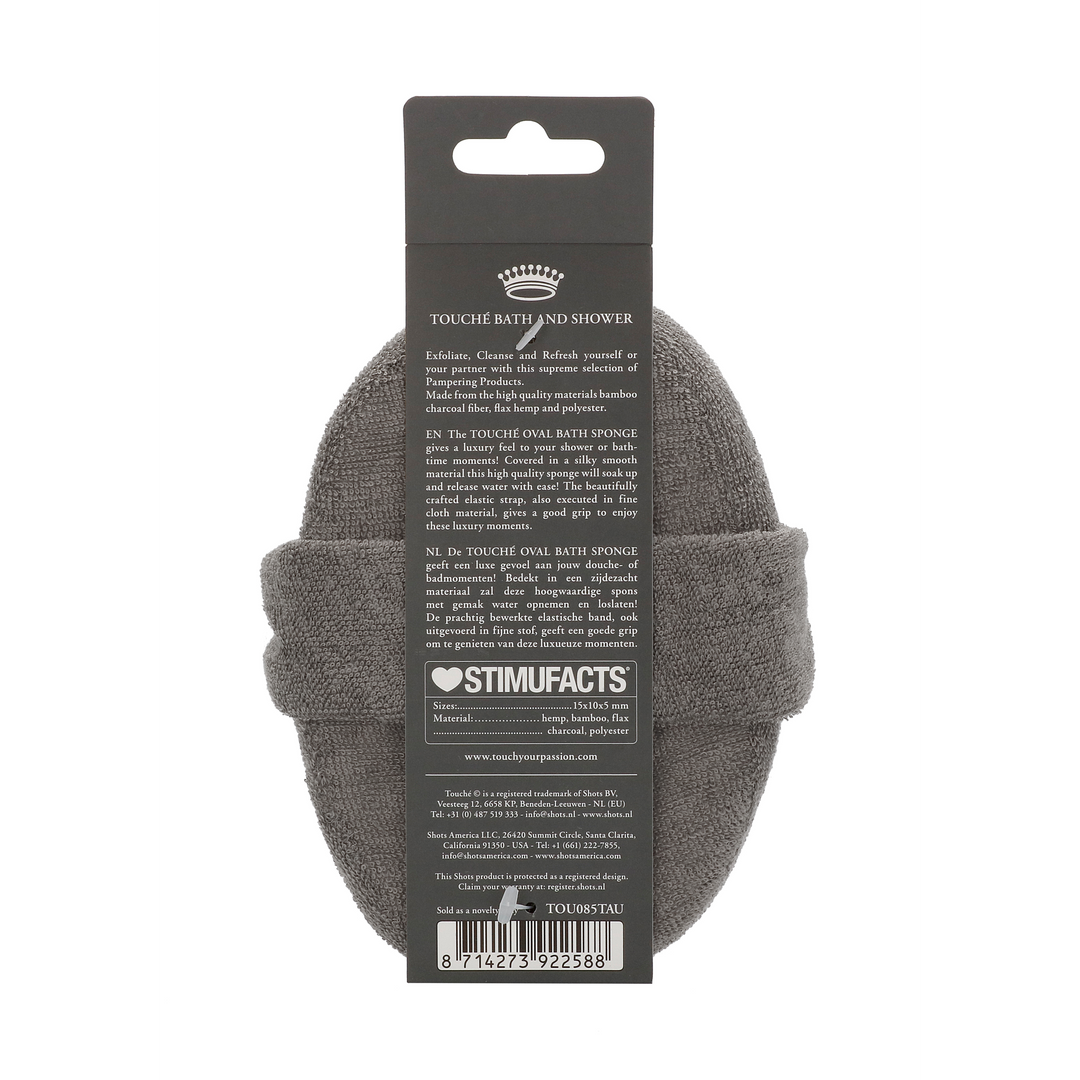 Bodysuit Oval Bath Sponge – grey | Touché