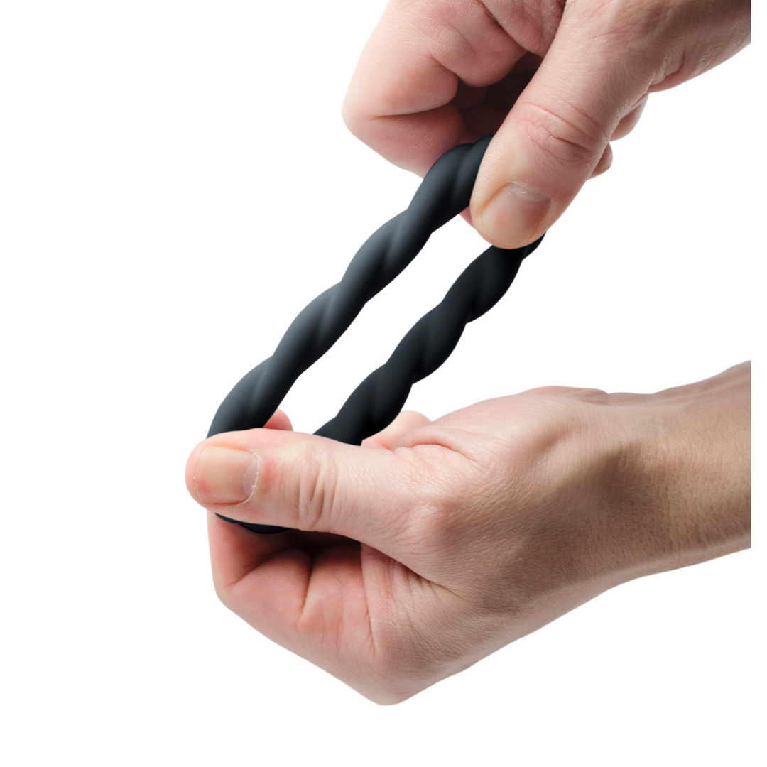 Anello fallico Twist Non – nero | Rocks-Off