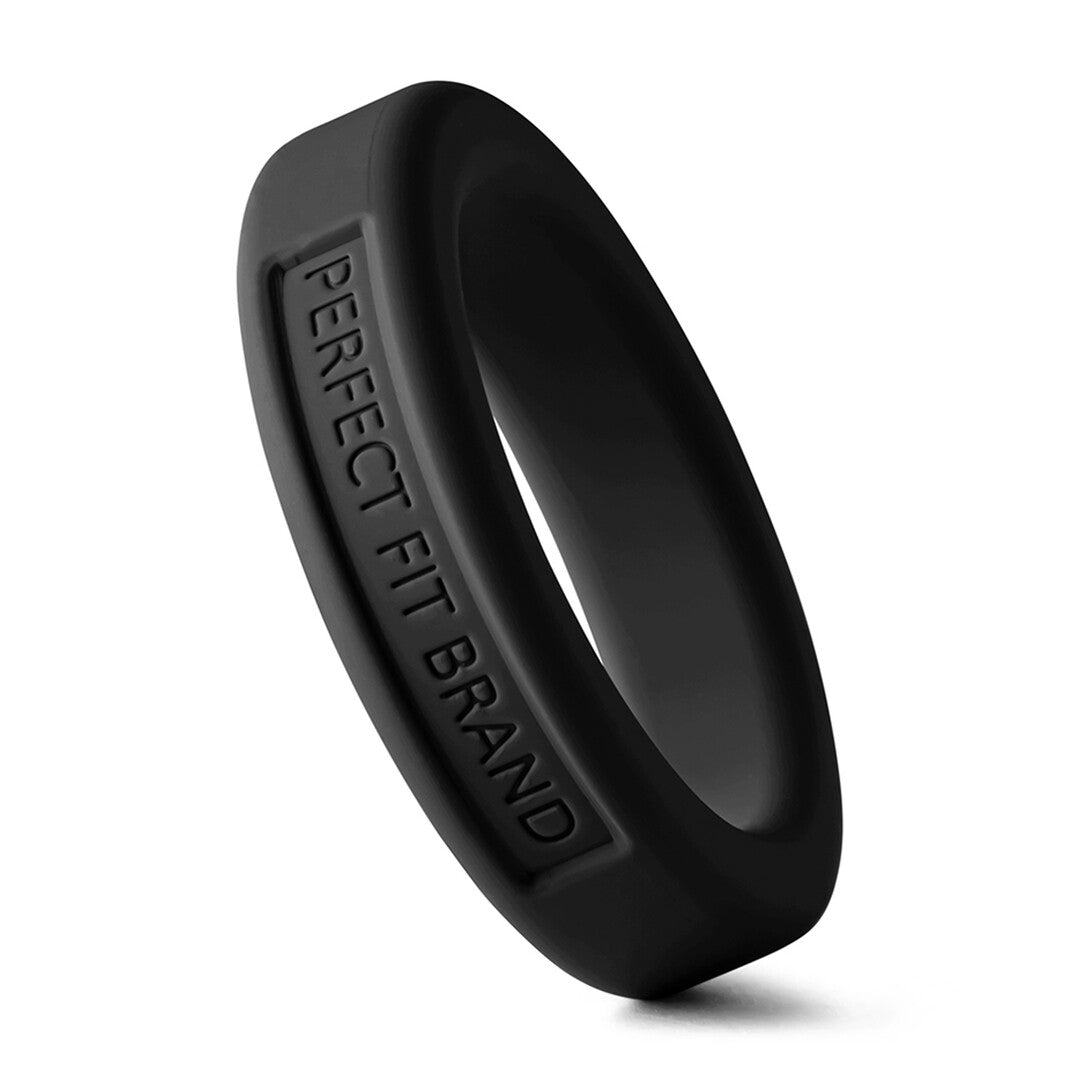 Silicone Hefty Ring Classic - Cockring - 1.4 / 3,6 cm - Black