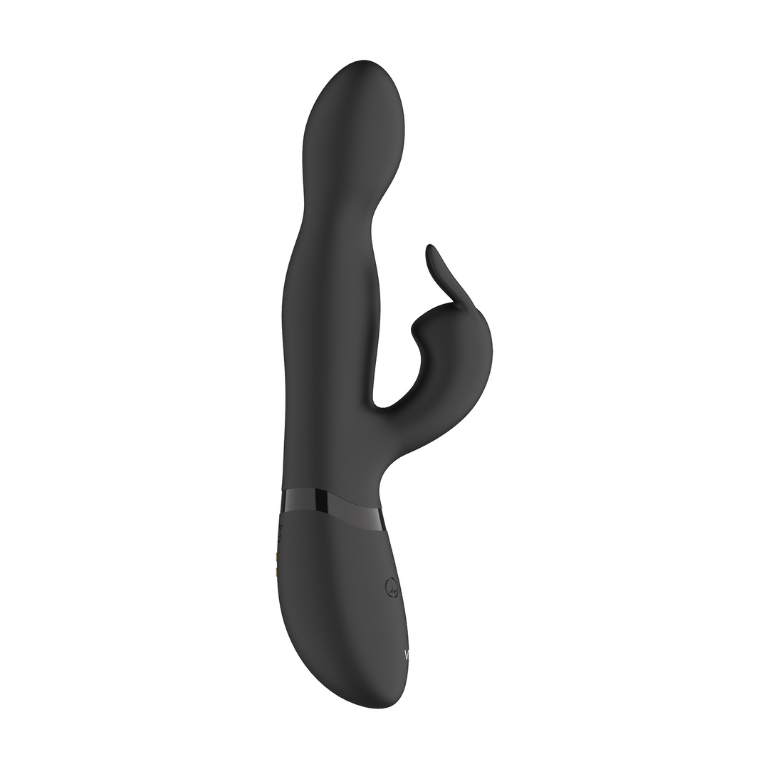 Vibratore rabbit Niva 10 funzioni – rotante, nero | VIVE