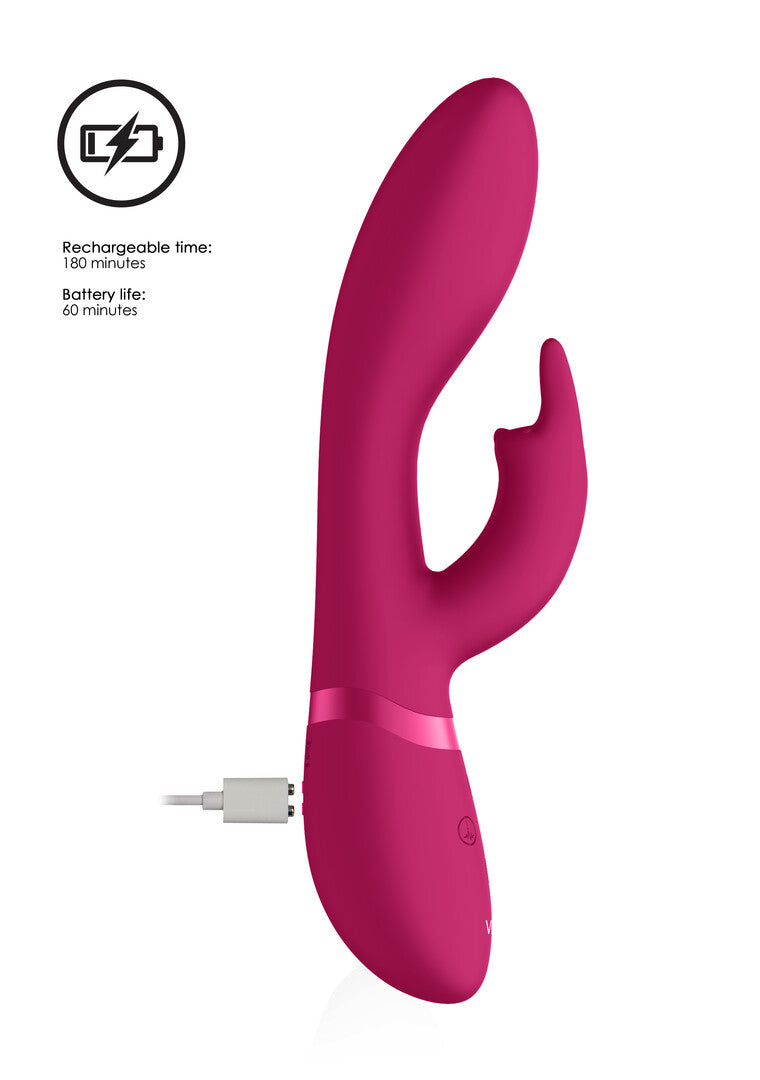 Vibrador rabbit Zosia 10 funções – rosa 21.3 cm | VIVE