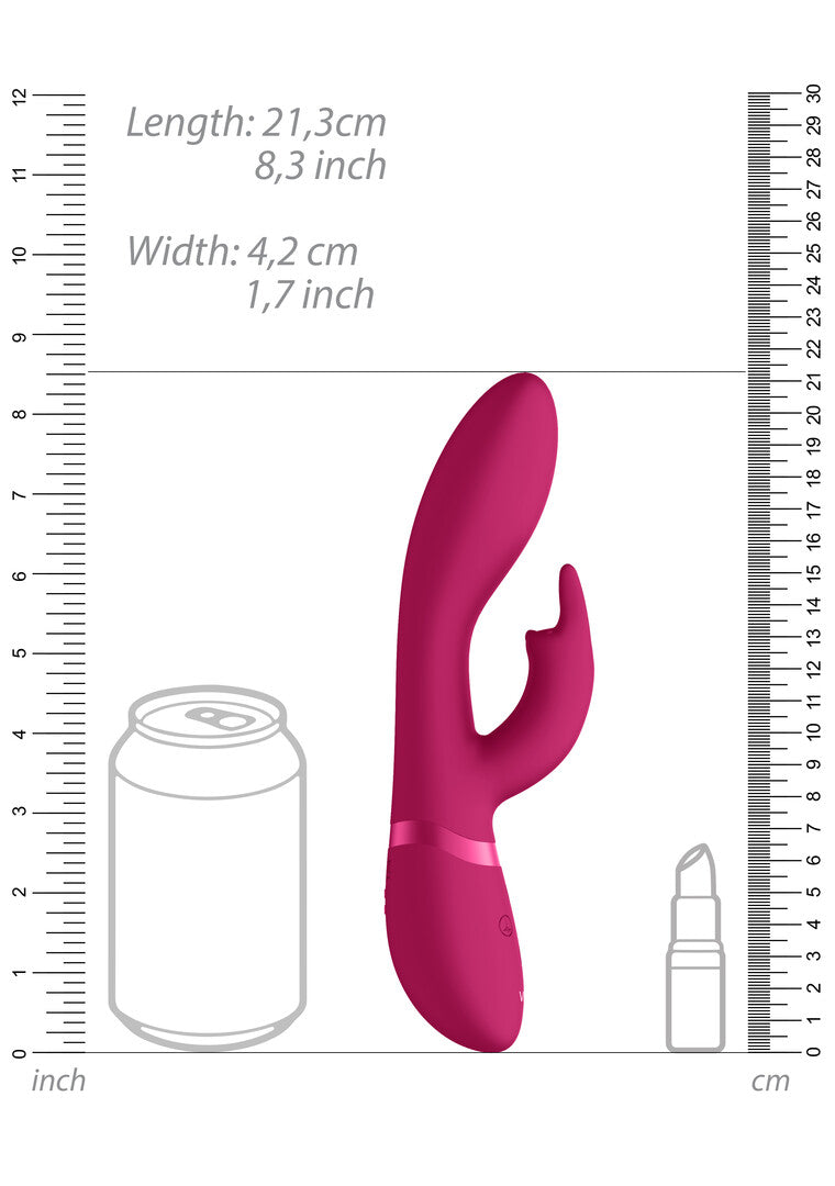 Vibrador rabbit Zosia 10 funções – rosa 21.3 cm | VIVE