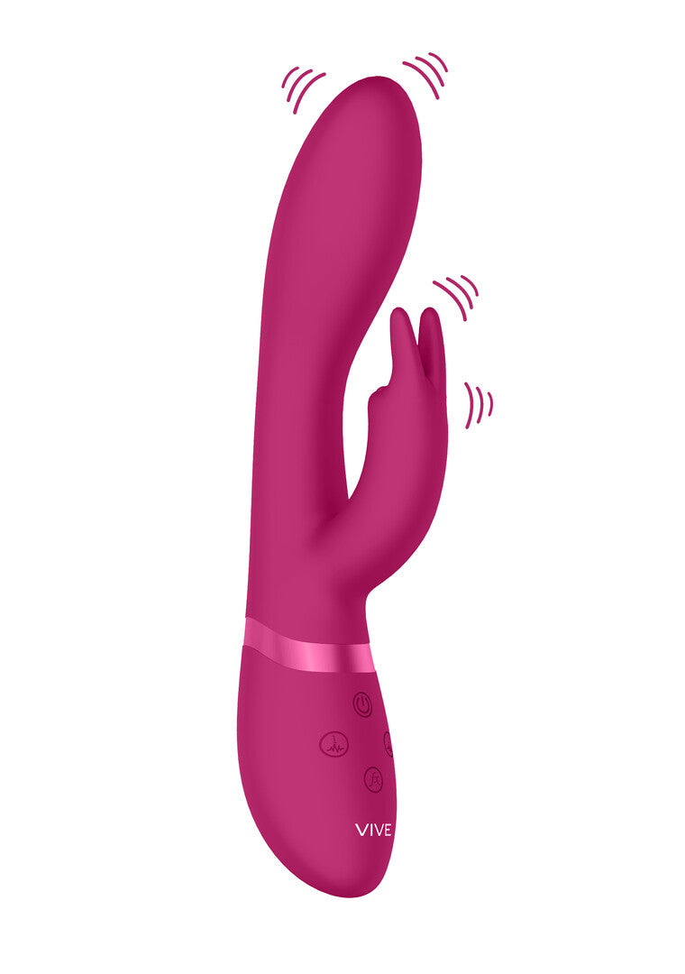 Vibrador rabbit Zosia 10 funções – rosa 21.3 cm | VIVE