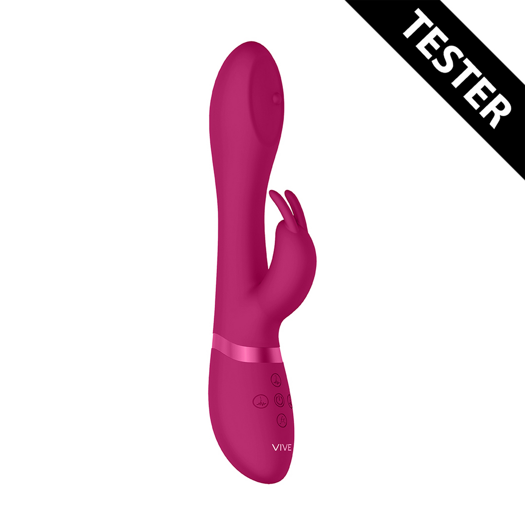 Vibromasseur rabbit Mira Spinning 10 fonctions – rose | VIVE