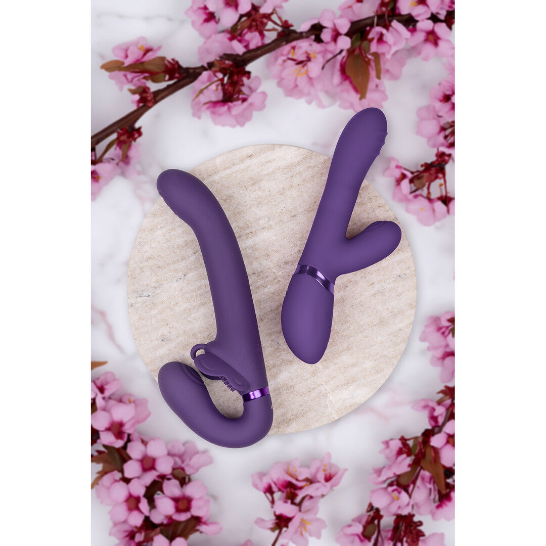 Vibromasseur pour doigt Tani Motion with Pulse Wave 10 fonctions – violet | VIVE