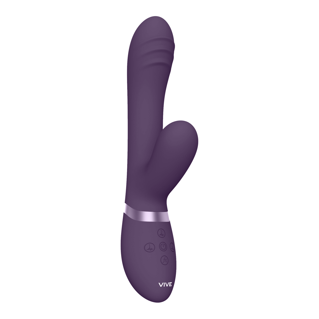 Vibromasseur pour doigt Tani Motion with Pulse Wave 10 fonctions – violet | VIVE