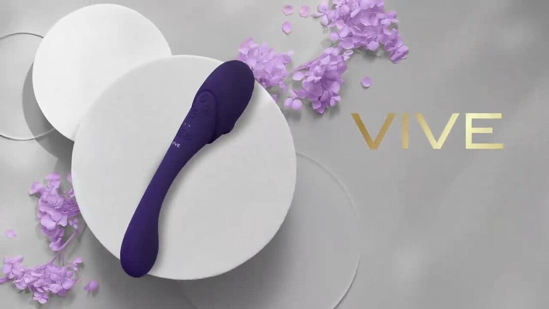 Vibrador clássico Mirai Ended Pulse Wave Air Wave 10 funções – duplo | VIVE