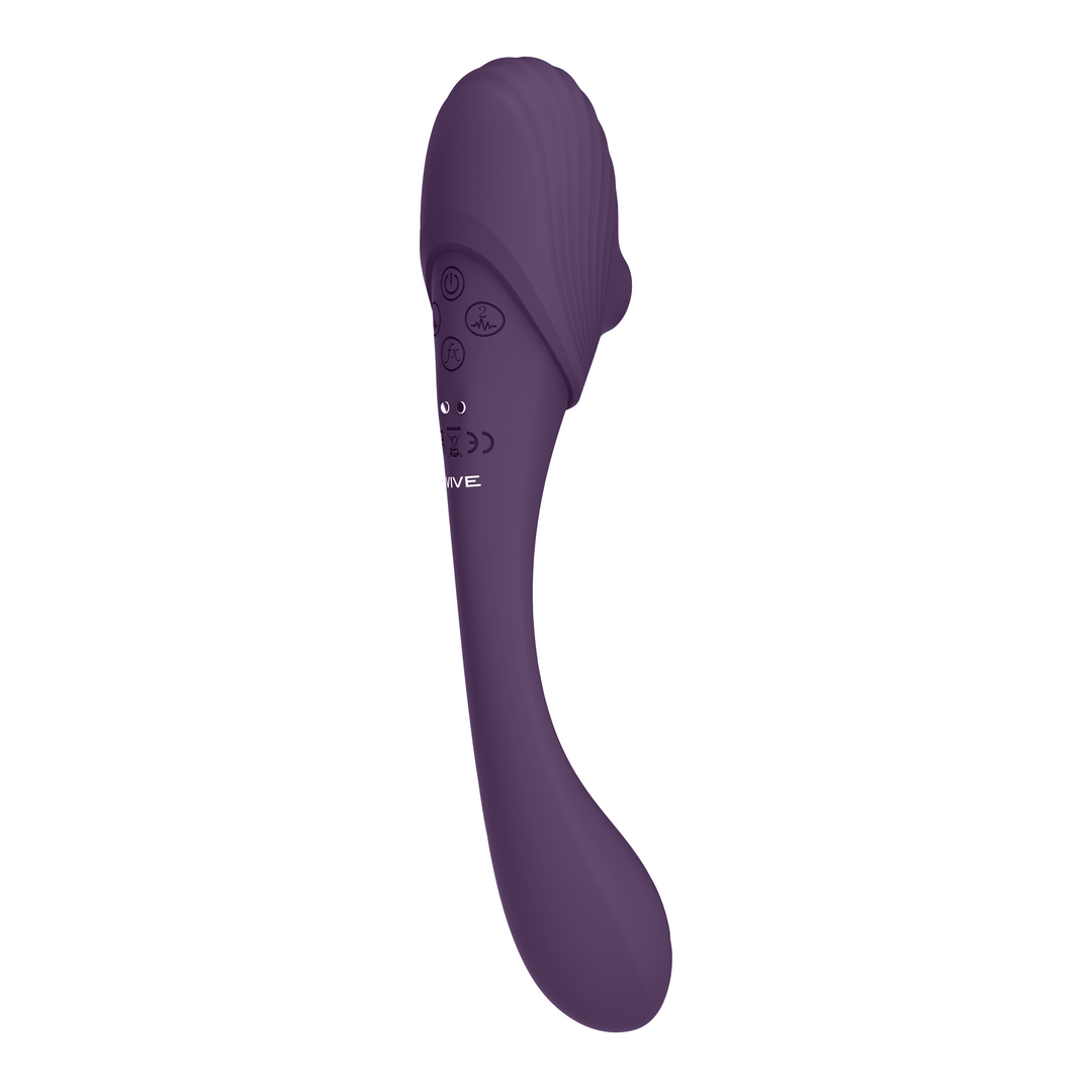Vibrador clássico Mirai Ended Pulse Wave Air Wave 10 funções – duplo | VIVE