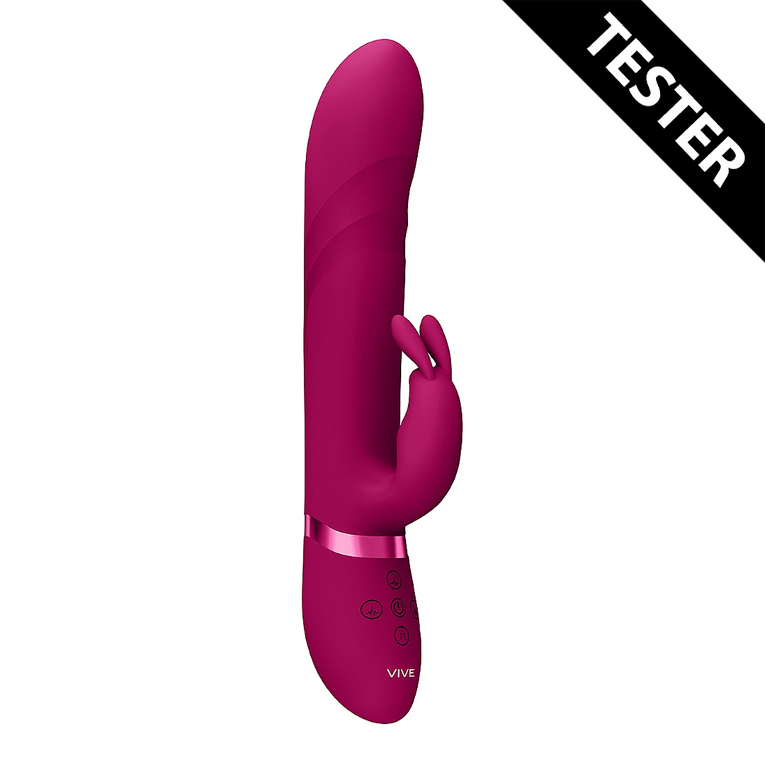 Rabbit vibrátor Nari 10 funkció – forgó, rózsaszín