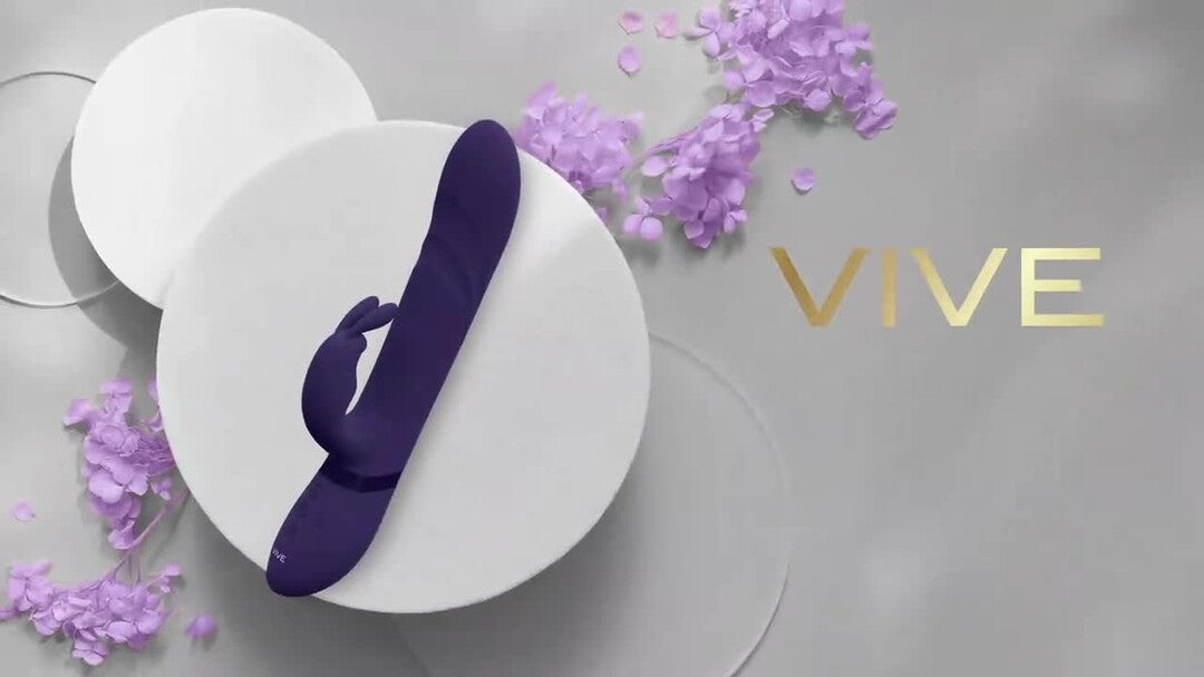Rabbit vibrátor Nari 10 funkció – forgó, lila | VIVE
