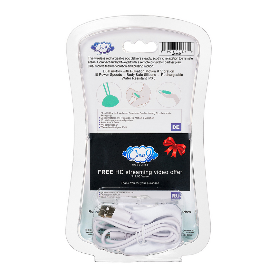 Vibrador especial Pulsating Motion 10 funciones – recargable, con empuje