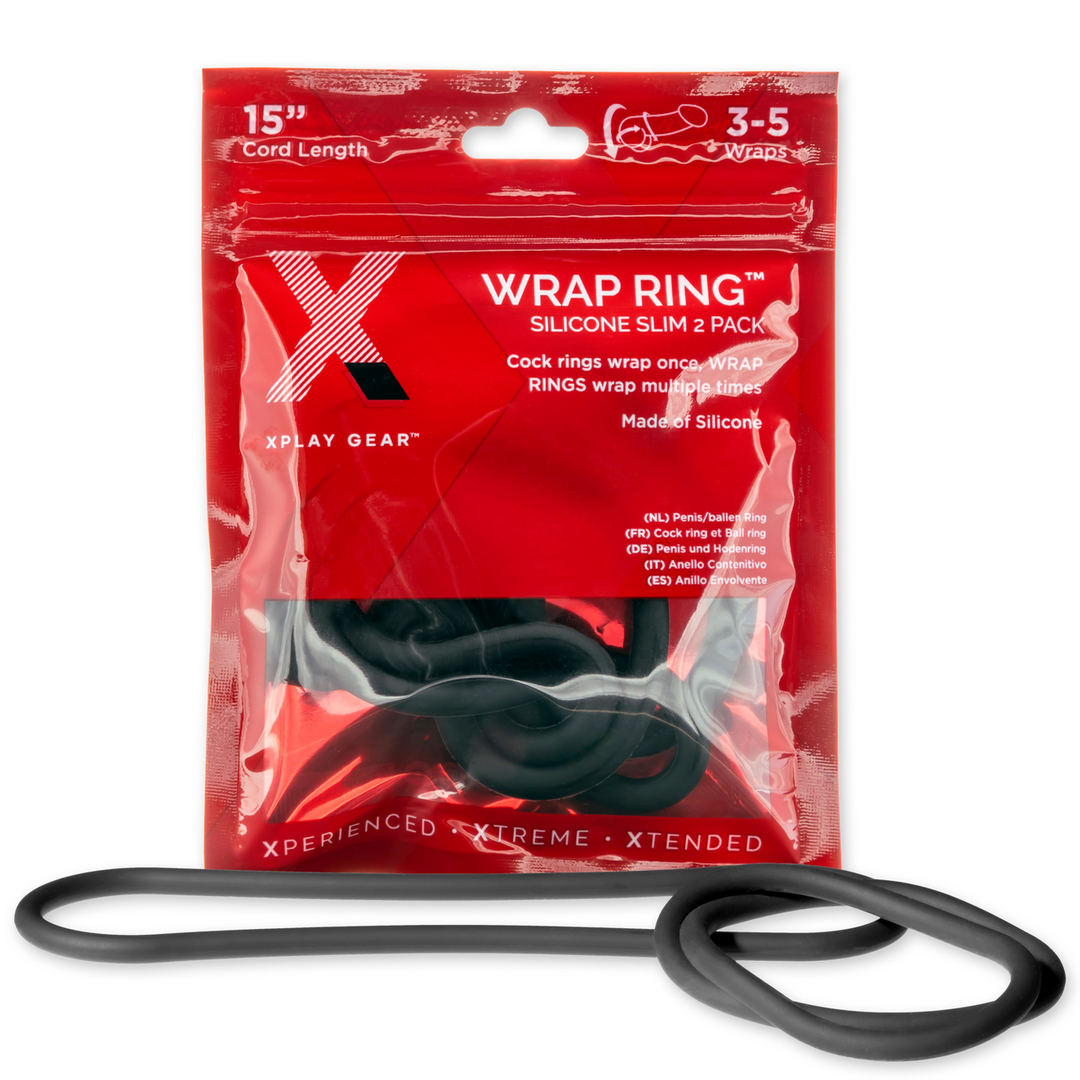 Anneau fin en silicone - Cockring / Anneau pénien - 15 / 38 cm