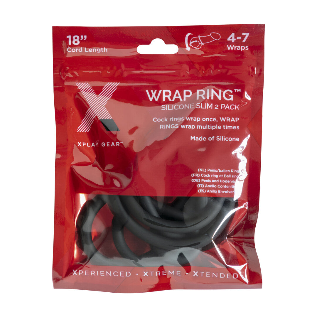 Anneau pénien Wrap – noir 45.7 cm | PerfectFitBrand