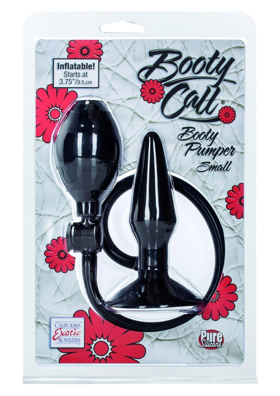 Plug anal Booty Call Booty Pumper – hinchable, negro 30-12160-X-BLACK | Calexotics