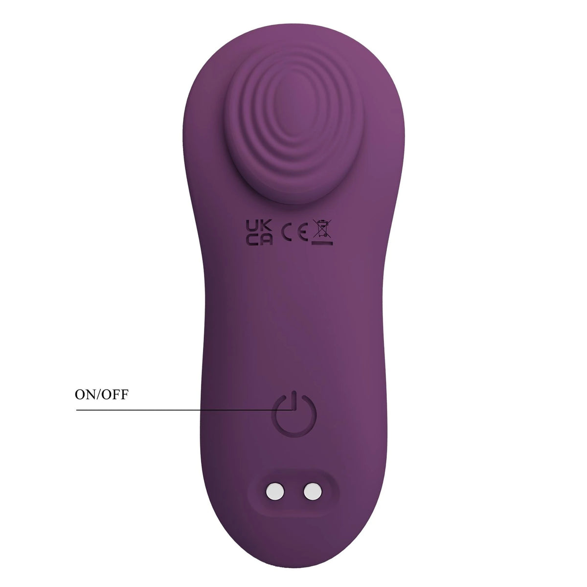 Vibrador especial Franz Mobile 10 funciones – control por app, doble, ciruela | Pretty Love
