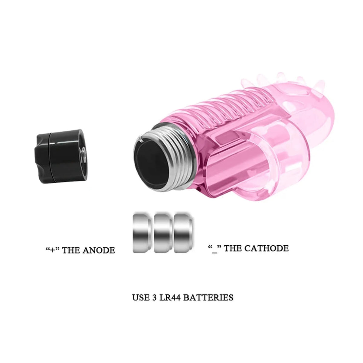 Vibrador de dedo – rosa | Baile