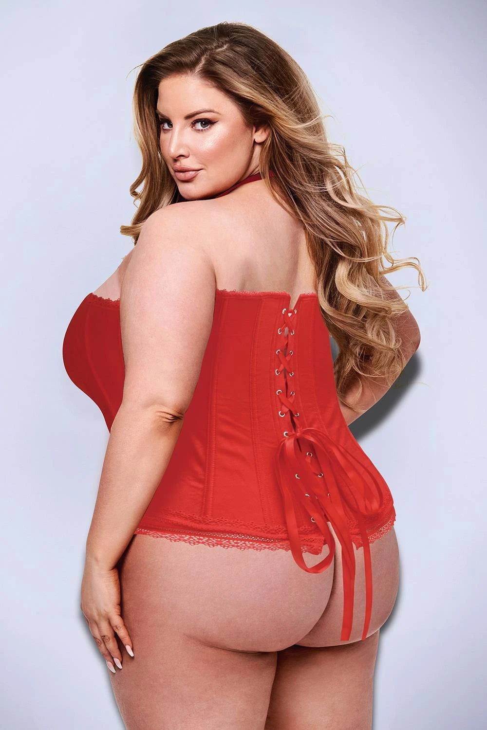 BACI BUSTIER RED, 3X/4X