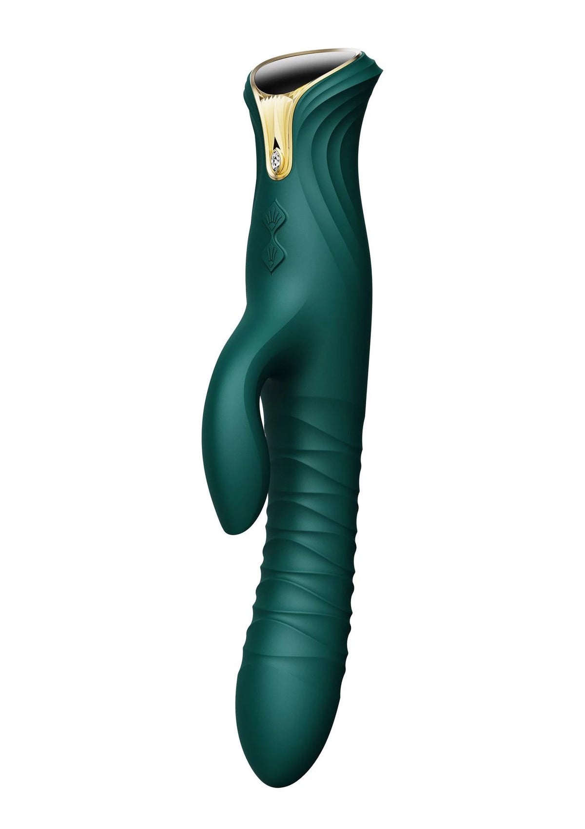 Vibratore rabbit Mose Thruster+Heating – riscaldante, a spinta, verde | Vibranet