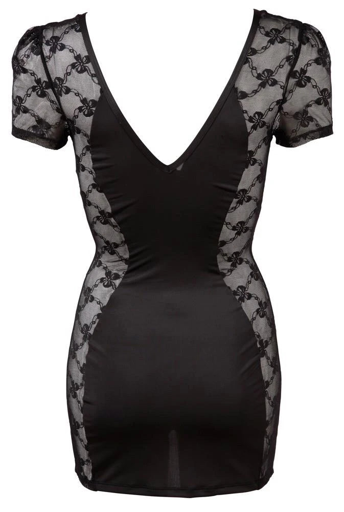 Vestito – in pizzo, con zip, nero | Cottelli PARTY