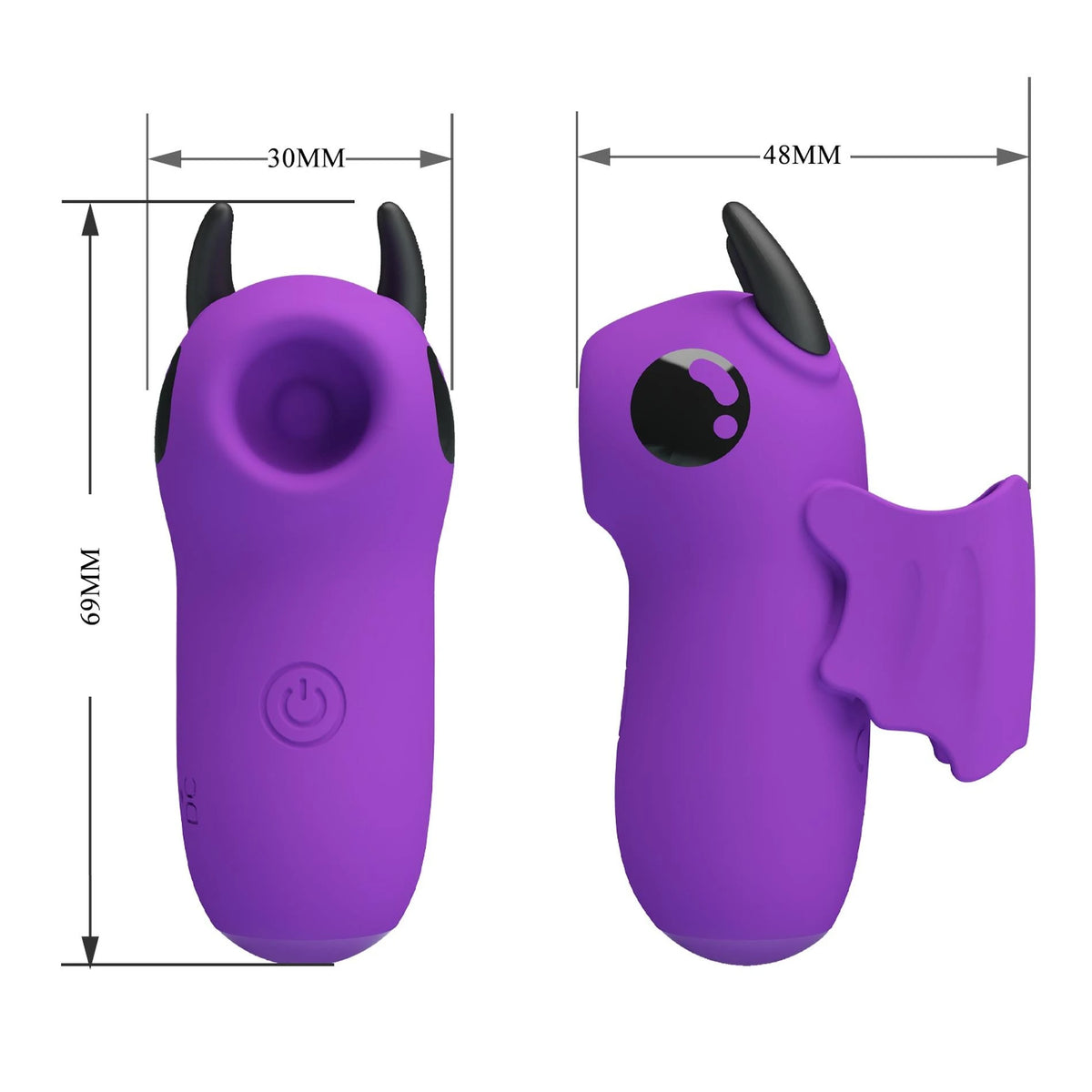 Stimolatore clitorideo Magic Devil 10 electric shock 10 funzioni – a spinta BI-300070-2 | Pretty Love