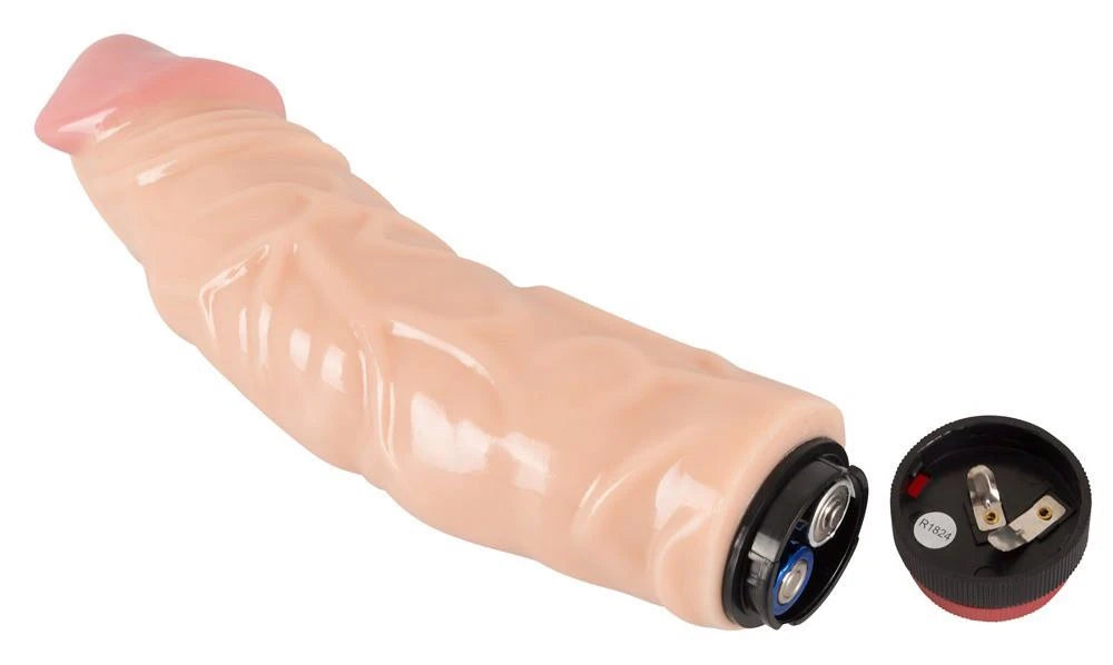 Realisztikus vibrátor Pasha 23 cm – testszínű
