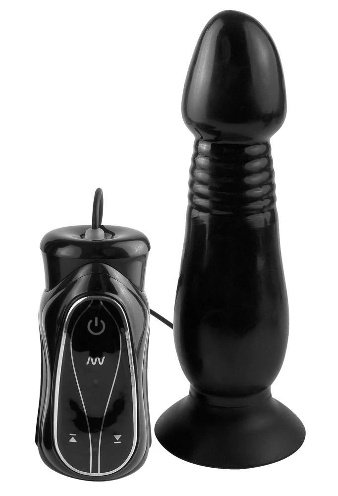 Plug anale AFC Thruster – vibrante, con telecomando, nero | Anal Fantasy