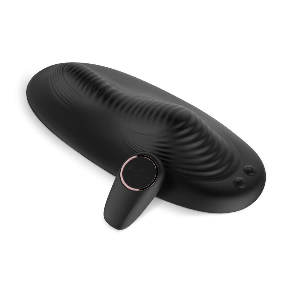 Massaggiatore wand Pad 10 funzioni – con telecomando, ricaricabile, nero | EasyToys